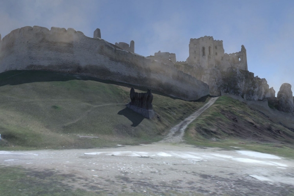 3D virtuálna prehliadka hrad Beckov