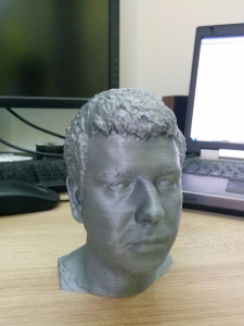 Ľudská tvár 3D model