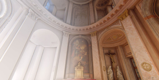 3D skenovanie kaplnky