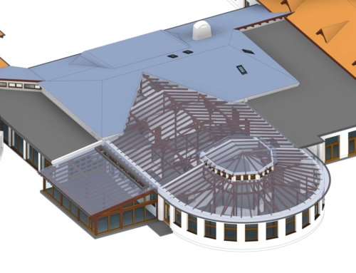 BIM model kongresového centra